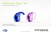 Sky M-M KullanimKilavuzu TR 25.09.2019 - Phonak...Her bir ses seviyesi değişikliği için bir kez yanıp sönme c Program değişikliği (uzaktan kumandayla veya çok işlevli düğmeyle