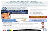 SPINAL MANIPULATIVE THERAPY™ - FisioCampus · PT, OMT, Cert. SMT, Cert. DN, Dip. Osteopractic Faculty, AAMT Fellowship in Orthopaedic Manual Physical Therapy. Senior Instructor,