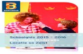 Schoolgids 2015 – 2016 Bartiméus Onderwijs Locatie so Zeist€¦ · Passend Onderwijs De landelijke uitrol van Passend Onderwijs voor cluster 1 heeft in 2014 voor de nodige investe-ringen