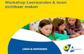 Workshop Leerwanden & leren zichtbaar maken · AOB en LZM Boek. Uitdaging! Mail een foto van je leerwand naar: Marianne Zandman m.zandman@onderwijsadvies.nl. Title: Workshop Leerwanden