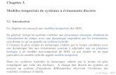 Chapitre 3. Modèles temporisés de systèmes à événements ...delosme/M1_SED/cours/Chapitre3.pdf · Chapitre 3. Modèles temporisés de systèmes à événements discrets 3.1 Introduction