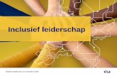 Inclusief leiderschap - Diversiteit in bedrijfdiversiteitinbedrijf.nl/.../Haarbosch-Workshop...1.pdf · geaardheid, werkstijlen, drijfveren of religie. Inclusie Met inclusie wordt