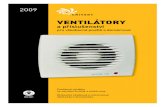 VENTILÁTORY - Elisch elektro · – diskontní prodej značkových ventilátorů (Vortice, Cata, Elicent atd.) – diskontní prodej montážního materiálu pro vzduchotechniku