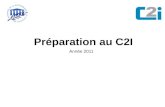 Préparation au C2Ipageperso.lif.univ-mrs.fr/~basile.couetoux/c2i/c1.pdf · Présentation C2I = Certification Informatique et Internet Objectif de cette UE : obtenir la partie «