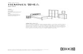 HEMNES 헴네스 - IKEA...화이트 스테인, 소나무 103.822.06 ￦249,000 HEMNES 헴네스 신발장, W107×D22×H101 cm. 화이트 201.612.09 ￦179,000 블랙브라운, 소나무