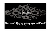 Sonos Controller para iPad - Futurasmus KNX Group...Toque el área Información y Opciones de la pantalla Ahora suena para ver el deslizador de posición de pista y el control de fundir,