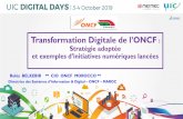 Transformation Digitale de l - UIC · Réseau et Sécurité Numérique Gouvernance et Organisation Urbanisation et Choix Technologiques Cible : Vision et Objectifs Faire du Digital