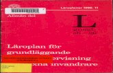 P M /JJ - g. U€¦ · /JJ . L grund-sfi —86 Läroplan för grundläggande svenskundervisning för vuxna invandrare Allmän del fwt ijZD J PEDAGOGISKA BIBLIOTEKET Utbildningsförlaget