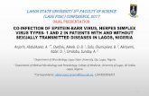 LAGOS STATE UNIVERSITY 5 FACULTY OF SCIENCE (LASU FoSC ...€¦ · •Herpesviruses are the most common viruses in humans infecting 80–90% of the global population (Slots, 2009).