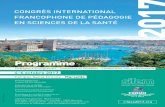 Présridde CONGRÈS INTERNATIONAL FRANCOPHONE DE … · délégué au centre d’innovation pédagogique et d’évaluation d’Aix-Marseille Université, doyen de l’UFR d’odontologie)