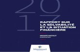 Rapport SFCR 2017 SGAM Groupe Matmut Page 1 /96 · 2019. 4. 9. · Rapport SFCR 2017 – SGAM Groupe Matmut Page 9 /96 A. ACTIVITE ET RESULTATS Acteur majeur sur le marché français,