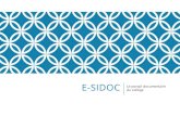 E-SIDOC - CanalBlogp5.storage.canalblog.com/51/27/321124/108976464.pdf · 2019. 1. 8. · BCDI /E-SIDOC : DIFFÉRENCES *BCDI, c’est le logiciel documentaire utilisé par la professeure-