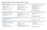 Belangrijkste uitrusting Land Cruiser - Van Gent · 3 | 19 Land Cruiser Prijzen Land Cruiser 1 oktober 2017 3-DEURS, 5 zitplaatsen Consumenten-adviesprijs (€) Fiscale waarde (€)