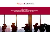 I INFORME “LA FINANCIACIÓN DE LA PYME EN ESPAÑA ......el papel de las garantías y las Sociedades de Garantía Recíproca (SGR) en el proceso de financiación empresarial. El informe
