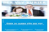 der VSV-Kurier · 2017. 3. 12. · 14 – 15 VSV beiträge Beitragsrückerstattung auch in 2015 16 – 17 VSV aKtioN Zeichen der Verbundenheit 500,00 Euro Regelselbstbehalt sparen