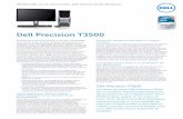 Dell Precision T3500 · 3 1 Go équivaut à 1 milliard d’octets et 1 To équivaut à 1000 milliards d’octets ; la capacité réelle varie selon le matériel et le système d’exploitation