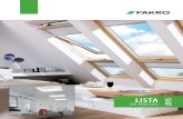 DE PRECIOS 2015 - Grupo FAKRO - Ventanas de tejado ... · las ventanas de madera con tres capas de poliuretano en color blanco que forman una superﬁcie lisa. Las ventanas también