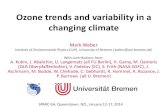 ozne trends and variability · 2014. 1. 22. · Tropical UTLS ozone (and tropical upwelling) has levelled off after 2000 possible link to global warming hiatus (Kosaka & Xie, 2013,