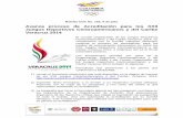 Avanza proceso de Acreditación para los XXII Juegos ... · Boletín COC No. 155, 9 de julio Avanza proceso de Acreditación para los XXII Juegos Deportivos Centroamericanos y del