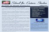 School for Esoteric Studies Summer 2017.it.pdf · School for Esoteric Studies In questo numero: • Scrivono i membri della Scuola • Esempi del NGSM • Il denaro e la vita spirituale