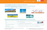 Energiewende in Deutschland - derdieDaF · 2015. 3. 24. · Lösungen zum Arbeitsblatt „Energiewende in Deutschland“ 1. Ordnen Sie die Energieformen den Fotos zu! 2. Setzen Sie