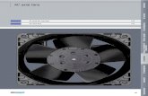 AC axial fans Information - SOS electronic · AC voltage The line of AC fans for Euro voltage according to IEC 60038 (230 V + 6 %, -10 %) is basically also available for 115 V. Frequencies