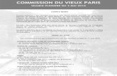 COMMISSION DU VIEUX PARIS · La séance plénière de la Commission du Vieux Paris s’est réunie le 3 mai 2010 à l’Hôtel de Ville sous la présidence de Mme Danièle Pourtaud,
