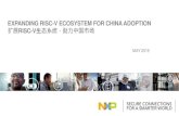 EXPANDING RISC-V ECOSYSTEM FOR CHINA ADOPTIONPeripherals Suite Peripherals Suite • 4 CPU cores, up to 72MHz −One RISC-V RI5CY and one RISC-V ZERO_RISCY −One ARM Cortex -M4F and