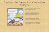 Dinâmica das Populações e Comunidade Biológica€¦ · Dinâmica das Populações e Comunidade Biológica Ø Influência direta nas relações entre os fatores bióticos e abióticos