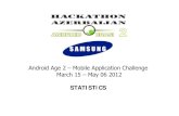 Android Age 2 â€“ Statistics- â€¢ 5 tة™lim (1 Aprel, 8 Aprel, 15 Aprel, 22 Aprel, 29 Aprel) â€¢ 5 tة™lim