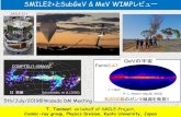 SMILE2+ SubGeV & MeV WIMPレビュー 1...SMILE2+とSubGeV & MeV WIMPレビュー 1 T. Tanimori on behalf of SMILE-Project, Cosmic-ray group, Physics Division, Kyoto University, Japan