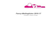 Fanny-Mailinglisten 2016-17 · Mailverteiler am Fanny-Leicht-Gymnasium Warum einen Mailverteiler? Um die Kommunikation zwischen Schulleitung, Lehrern, Eltern und den verschiedenen