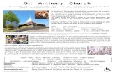 St. Anthony Churchstanthonysparish.ca/wp-content/uploads/2020/10/Bulletin...2020/10/11  · St. Anthony Church 123 Hilldale Road Thunder Bay, ON P7G 1H6 Ph: 768-1878 Fax: 768-9366