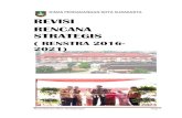 REVISI RENCANA STRATEGIS · KATA PENGANTAR Rencana Strategis (Renstra) Dinas Perdagangan Kota Surakarta tahun 2016-2021 merupakan dokumen perencanaan yang disusun sebagai panduan
