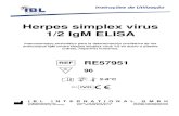 Herpes simplex virus 1+2 IgM - ibl-international.com · Herpes simplex virus 1/2 IgM ELISA (RE57951) PORTUGUÊS VN 05072017 2 / 8 4. MATERIAIS 4.1. Reagentes fornecidos MTP Herpes