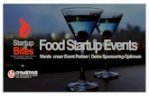 Food Startup Events · 2019. 1. 3. · Von Startups lernen! Change & Transfor-mations-Consulting für Food Konzerne Food Startup Ambassador Marketing- und PR Services für Startups,