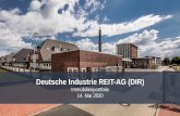 Deutsche Industrie REIT-AG (DIR) · 2020. 5. 22. · Portfolio #4 - Löhne 8 DIR-006 Objekttyp Logistik Branche(n) Bundesland Nordrhein-Westfalen Eigentumsform Grundstücksfläche
