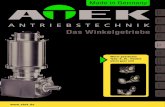 Das Winkelgetriebe - ATEK Antriebstechnik · 2017. 10. 24. · Worm gearboxes The worm gearboxes are factory-filled with synthetic polyglycol oil and are normally maintenance-free.