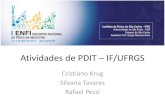 Atividades de PDIT IF/UFRGS - Portal IFSCenfi/apresentacao/10h30-CristianoKrug.pdf · Implantação Iônica . Espectroscopia de Elétrons F. Bernardi et al., J. Phys. Chem. Lett.