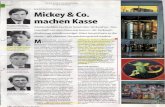 MERCHANDISING Mickey & Co. l machen Kasse · MERCHANDISING Mickey & Co. l machen Kasse Bevorzugt langlebige Ko-Operationen: Thomas Haffa, Medienhelden kurbeln heute den Verkauf an.
