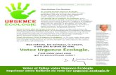 Votez Urgence Écologie,urgence-ecologie.fr/wp-content/uploads/2019/05/Circulaire-urgence... · Écologie rassemble des citoyennes et des citoyens engagés pour la protection de la