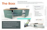 The Boxx 14-6 · Afgebeeld: The Boxx in Halifax eiken en een Lava front* en binnenkant; op maat gemaakt voor integratie van je stereo installatie * L e v e r i n g i n N e d e r l