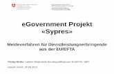 New eGovernment Projekt «Sypres»lbwp-cdn.sdd1.ch/topsoft-blog/files/1441951641/mueller-e... · 2015. 9. 28. · eGovernment Projekt «Sypres» Meldeverfahren für Dienstleistungserbringende