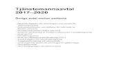 Tjänstemannaavtal 2017–2020 - Jusek · 2017–2020 Övriga avtal mellan parterna − Särskilda åtgärder för arbetstagare som utsatts för asbestexponering − Rekommendationer