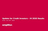 Presentation to Investors - Amplifon Corporate · Title: Presentation to Investors Author: admin Created Date: 8/5/2020 11:15:46 AM
