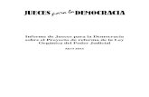 Informe Reforma LOPJ - Juezas y Jueces para la Democraciajuecesdemocracia.es/pdf/InformeReformaLOPJ.pdf · REFORMA DE LOS FUEROS DE COMPETENCIA JUDICIAL INTERNACIONAL CIVIL .....