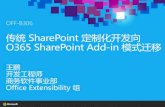 传统 SharePoint 定制化开发向 O365 SharePoint Add-in 模式迁移download.microsoft.com/download/2/C/0/2C00AE15-88C...Studio 为该 Add-in 分配唯一性的识别符，并在