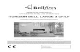 HORIZON BELL LARGE 3 CF/LF - HaardenExpress · 2016. 8. 16. · 3 Bellﬁ res Nederlands Gebruiksaanwijzing BELLFIRES GASHAARD MET GESLOTEN VERBRANDINGS-SYSTEEM: Horizon Bell Large