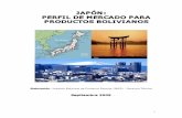 JAPÓN: PERFIL DE MERCADO PARA ... - Portada del IBCE · Comportamiento de la exportación boliviana a Japón La oferta exportable boliviana, en el año 2008 destinó productos al