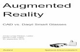 Augmented Reality - EA Viden · 9/30/2019  · fag som indeholder kommunikation og tegningsforståelse, samt CAD (Computer Aided Design) Forsøget i del 2 viste, at det godt kunne